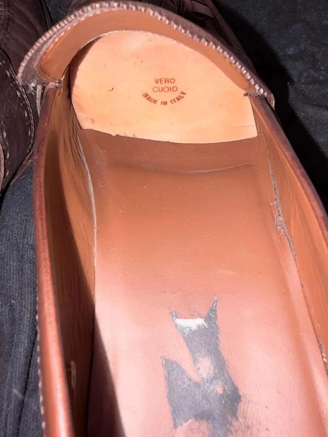 Mocasines de hombre Hugo Boss de cuero marrón con borlas, talla 42 con caja – photo 10